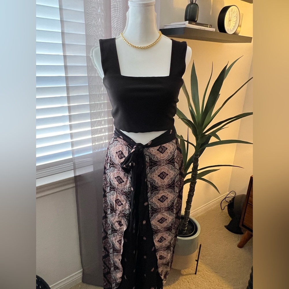Tie waist Flowy pant